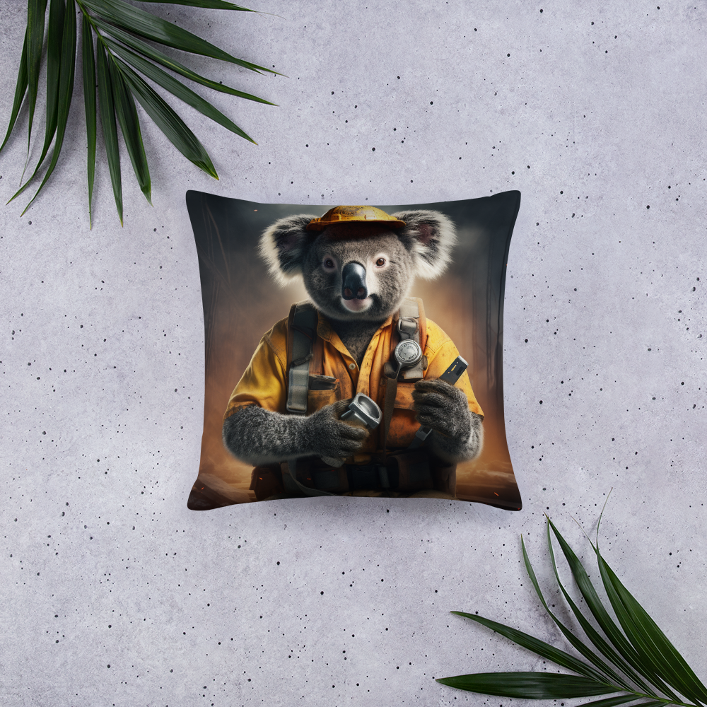 Koala ConstructionWorker Basic Pillow