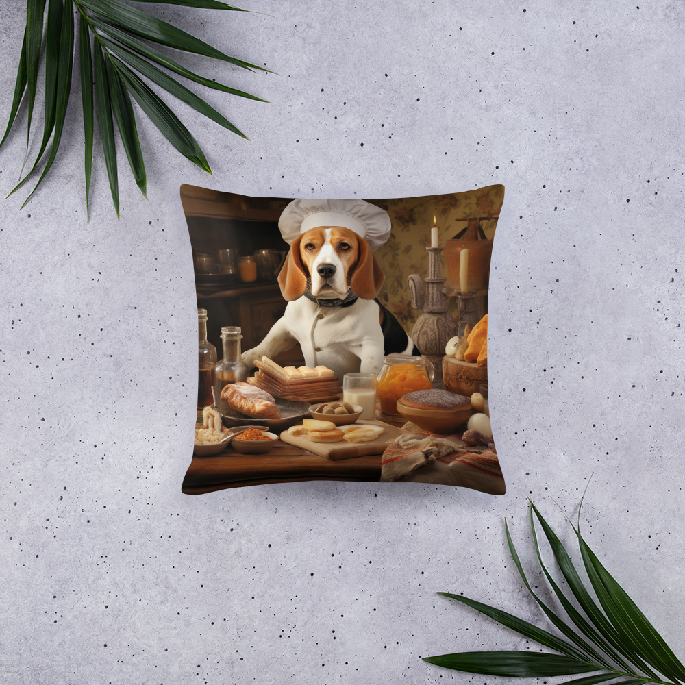 Beagle Chef Basic Pillow