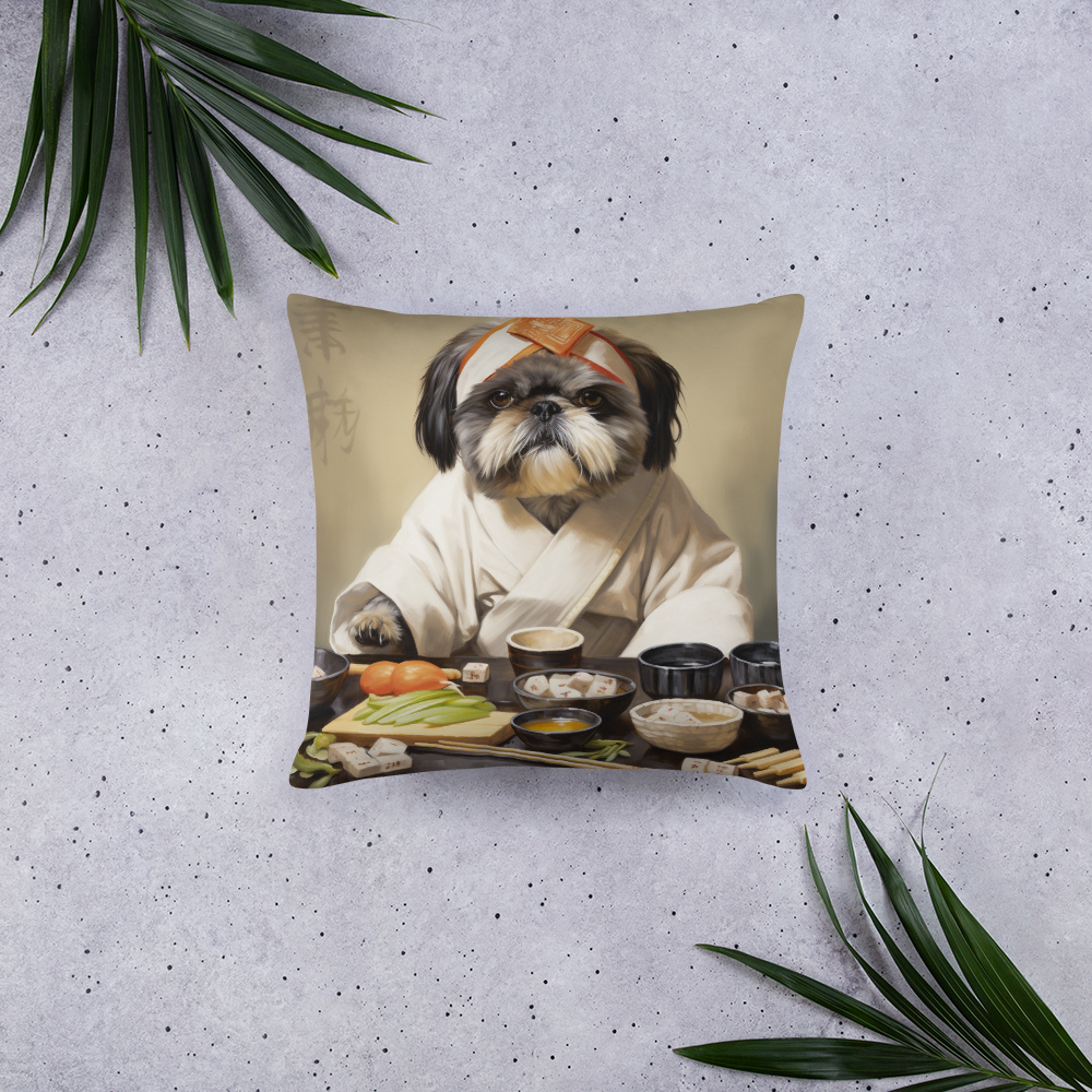 Shih Tzu Chef Basic Pillow