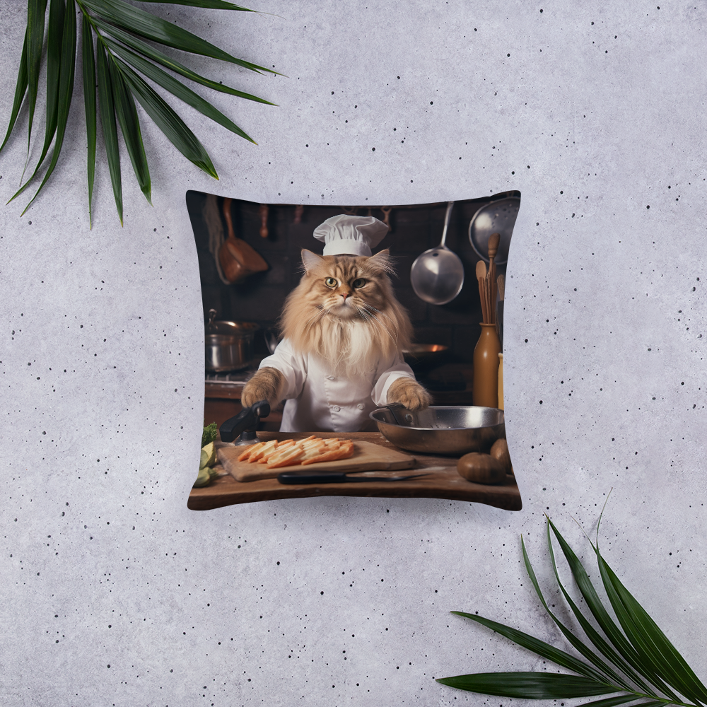 Maine Coon Chef Basic Pillow