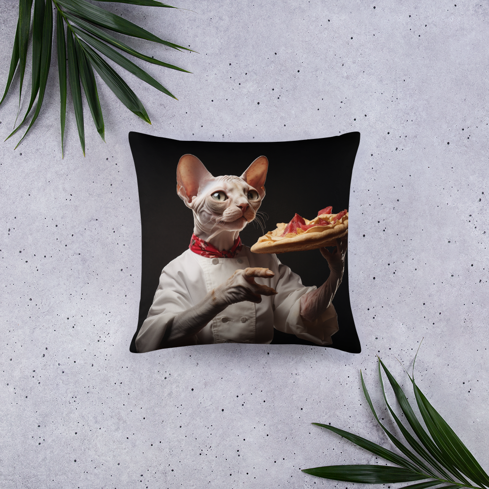 Sphynx Chef Basic Pillow