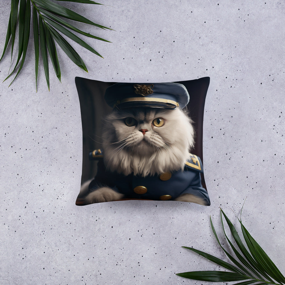 Persian Air Force Officer Basic Pillow