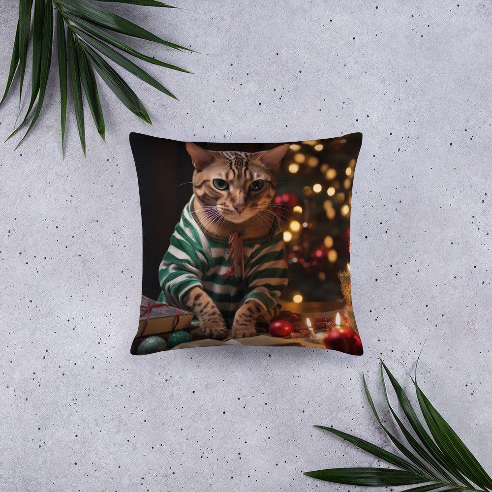 Bengal Christmas Basic Pillow