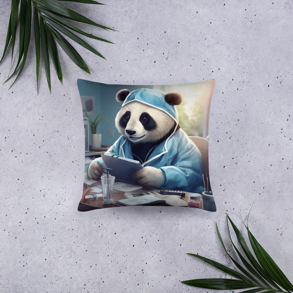 Panda Nurse Basic Pillow