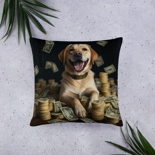 Labrador Retriever Millionaire Basic Pillow