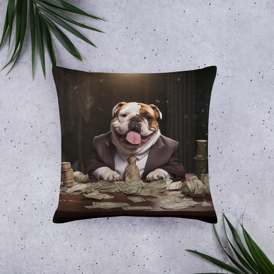Bulldog Millionaire Basic Pillow