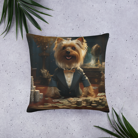 Yorkshire Terrier Millionaire Basic Pillow