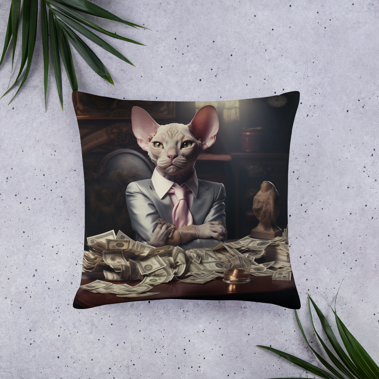 Sphynx Millionaire Basic Pillow