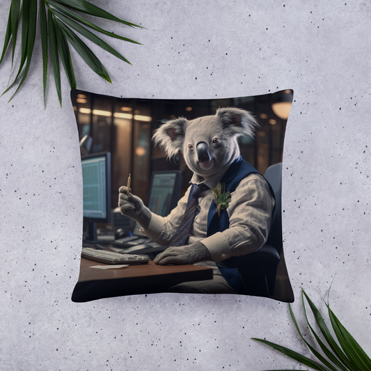 Koala Stock Trader Basic Pillow