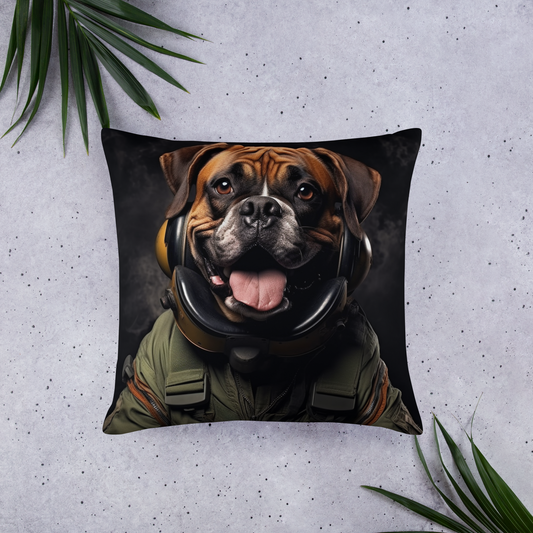 Boxer Air Force Officer Basic Pillow