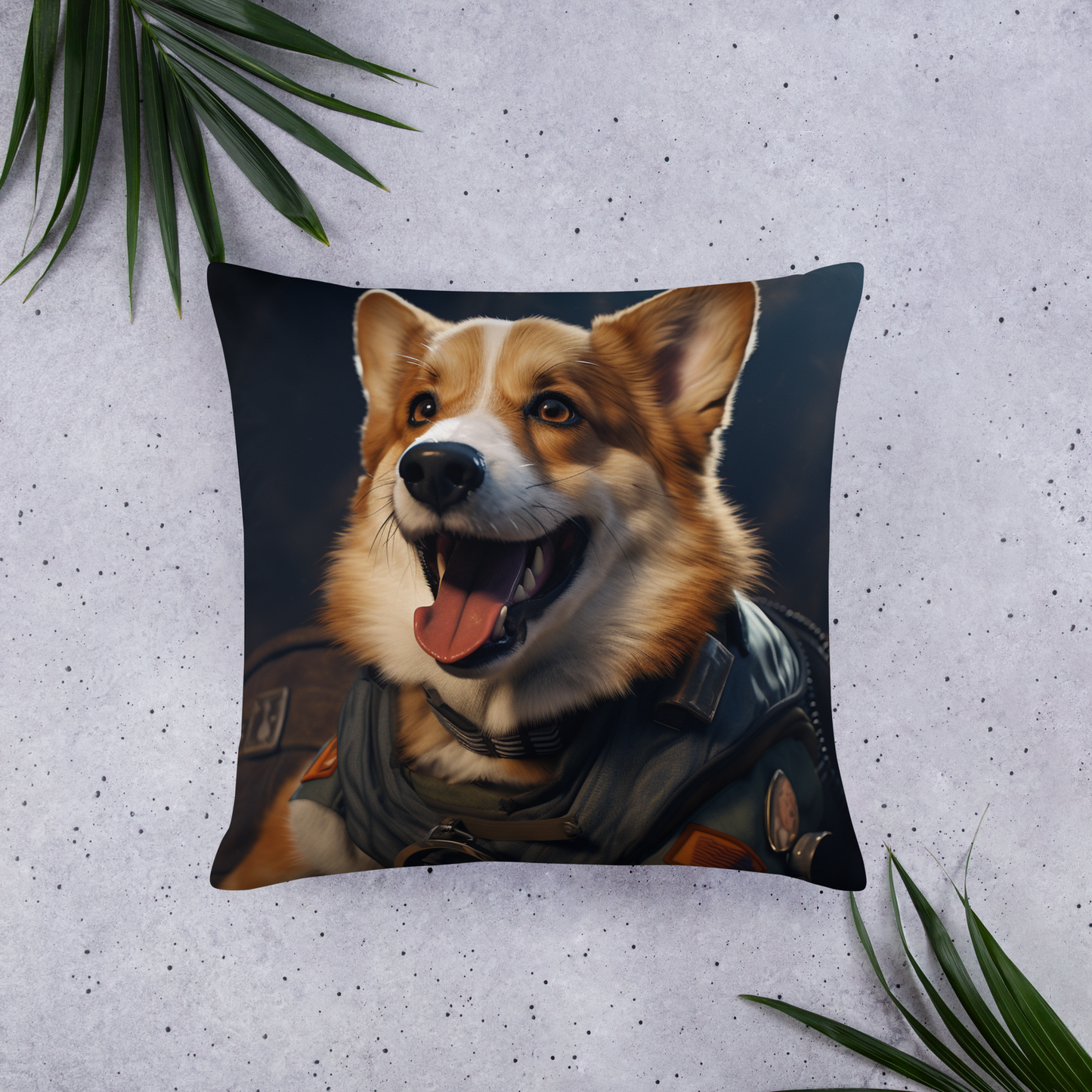 Pembroke Welsh Corgi Air Force Officer Basic Pillow