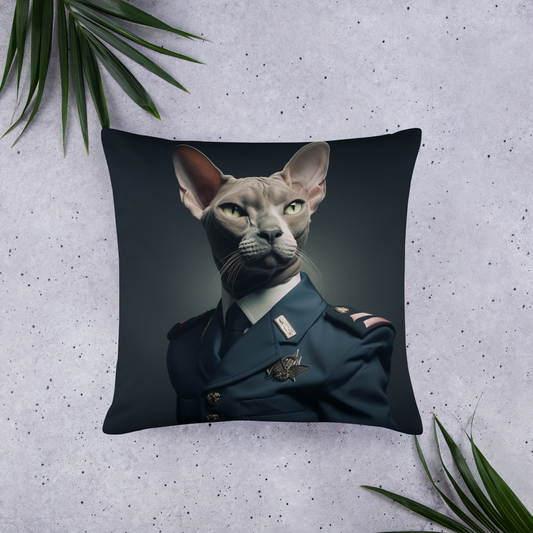 Sphynx Air Force Officer Basic Pillow