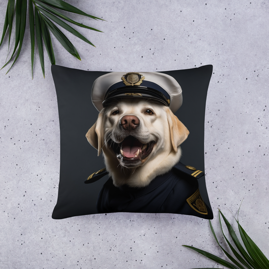 Labrador Retriever Airline Pilot Basic Pillow