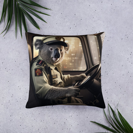 Koala Bus Driver Basic Pillow