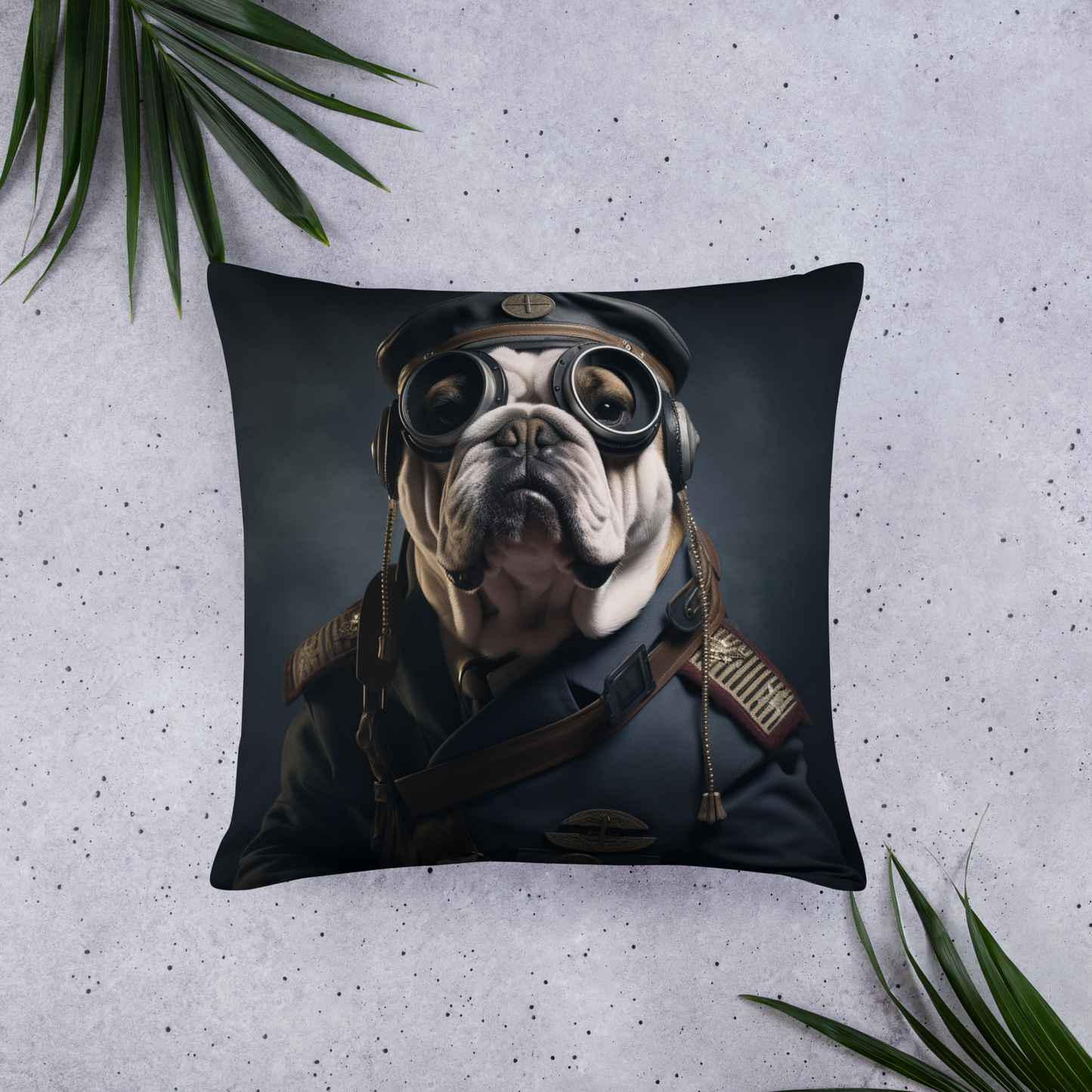 Bulldog Airline Pilot Basic Pillow