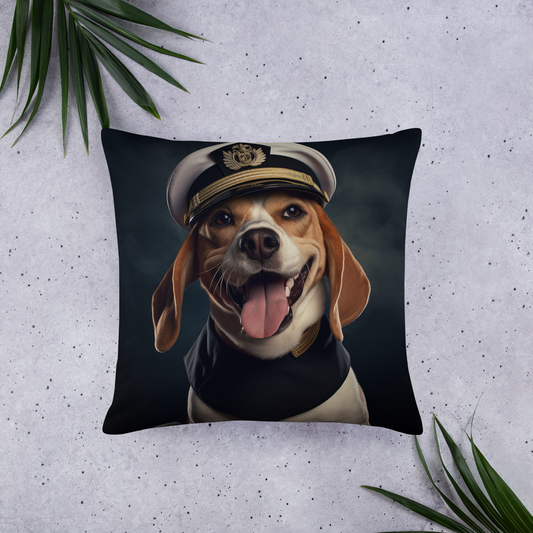 Beagle Airline Pilot Basic Pillow
