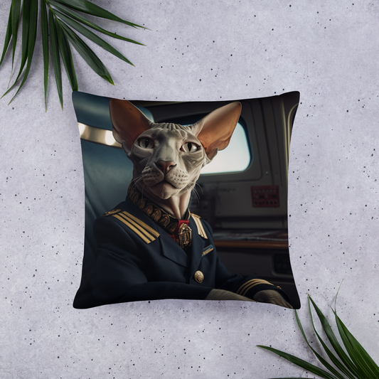 Sphynx Airline Pilot Basic Pillow