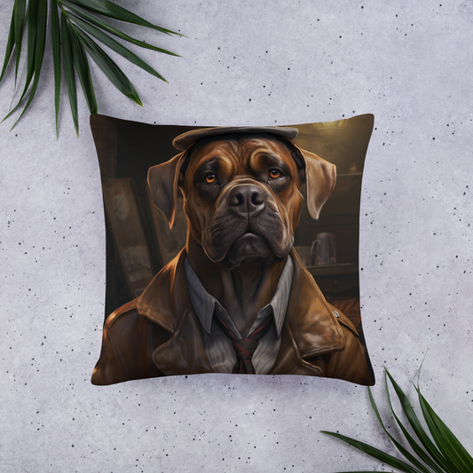 Boxer Detective Basic Pillow
