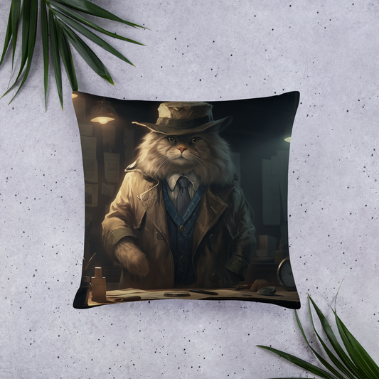 Persian Detective Basic Pillow