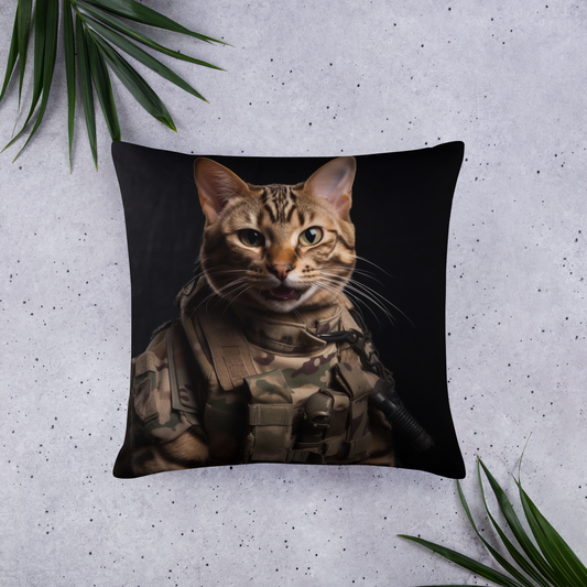 Bengal  Military Person Basic Pillow