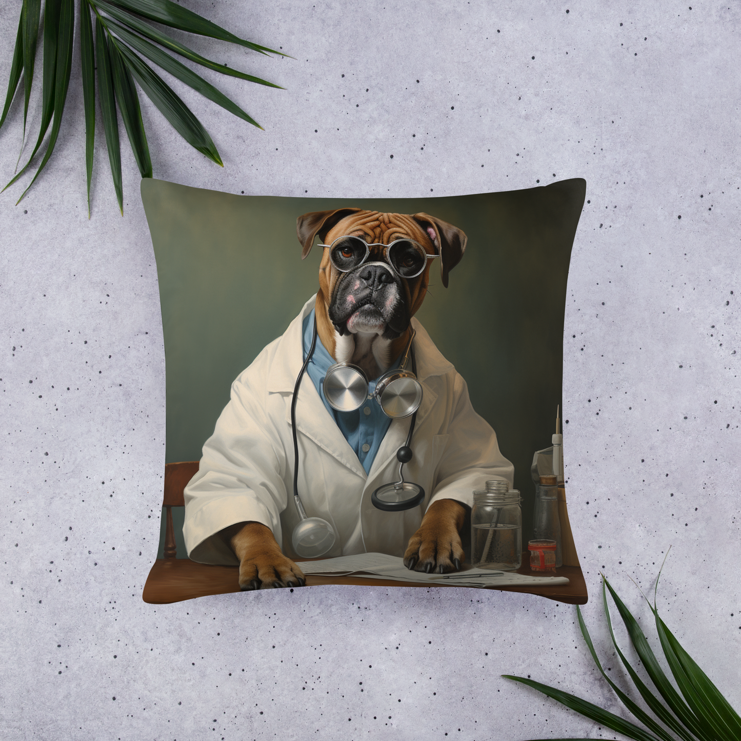 Boxer Doctor Basic Pillow