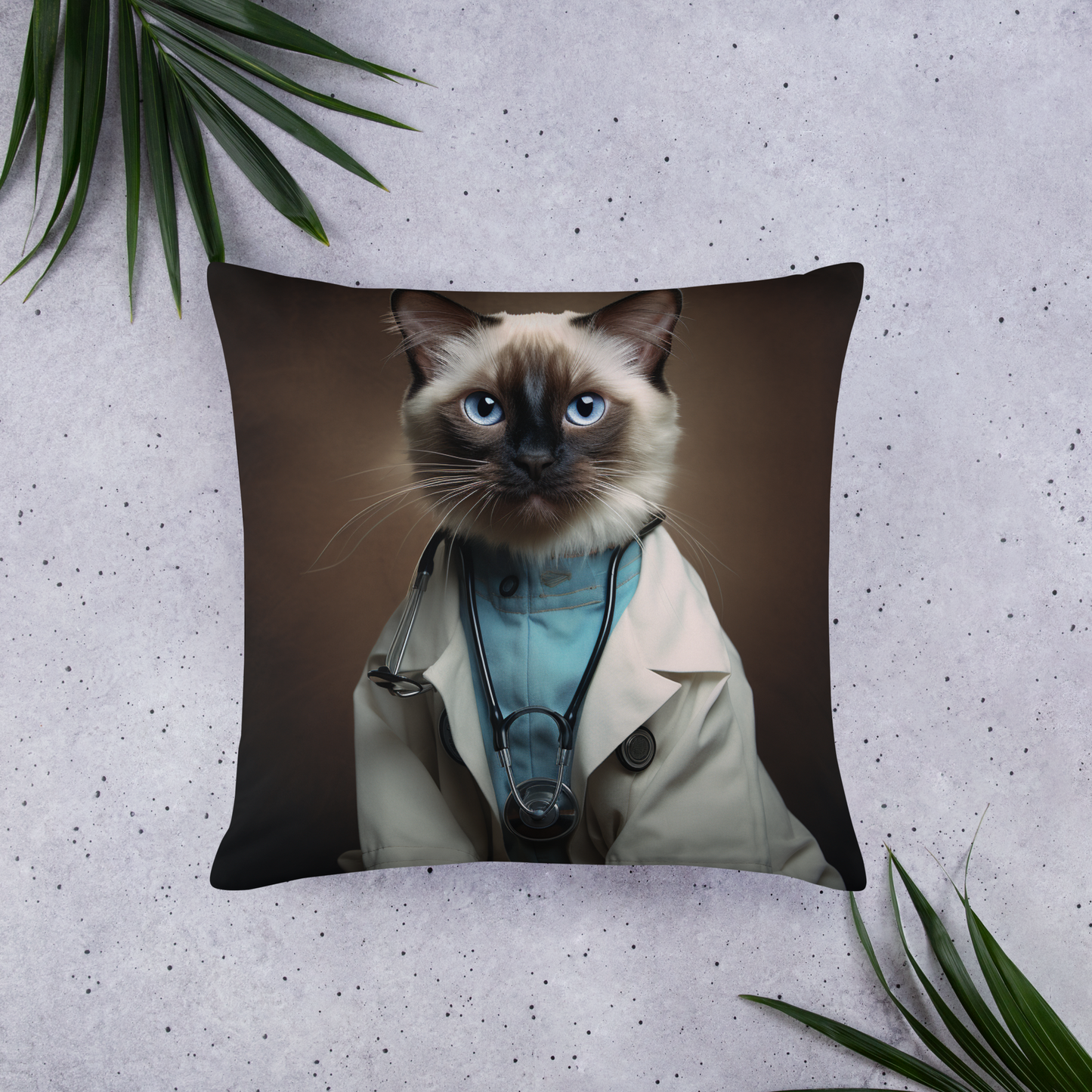 Siamese Doctor Basic Pillow