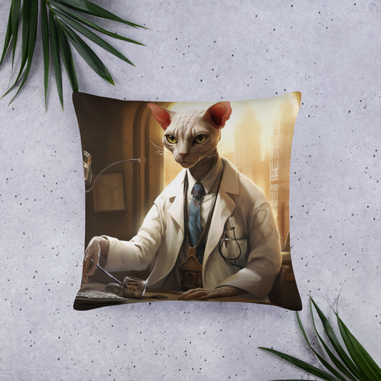 Sphynx Doctor Basic Pillow