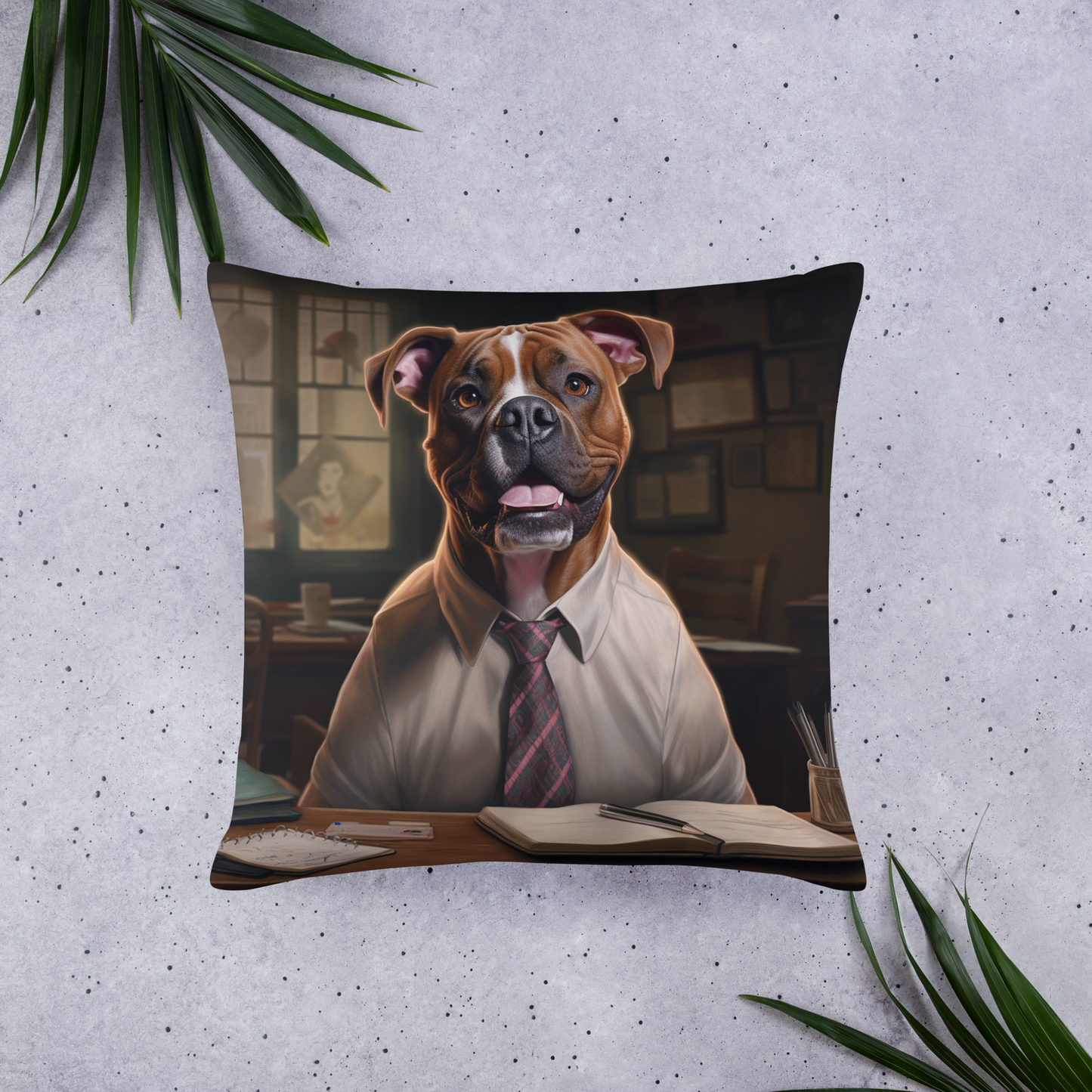 Boxer Lawyer Basic Pillow