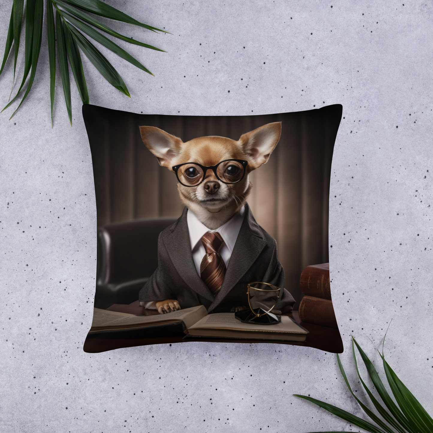 Chihuahua Lawyer Basic Pillow