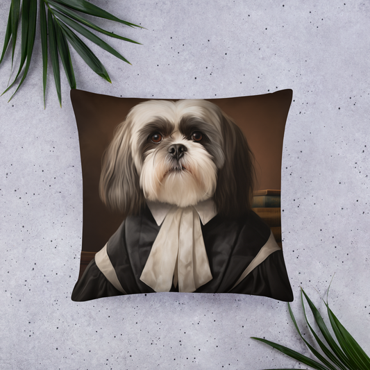 Shih Tzu Lawyer Basic Pillow