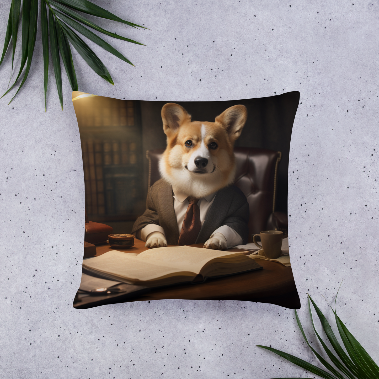 Pembroke Welsh Corgi Lawyer Basic Pillow