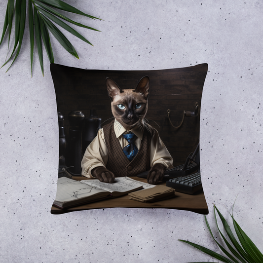 Siamese Lawyer Basic Pillow