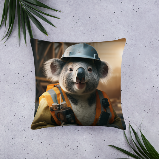 Koala Engineer Basic Pillow