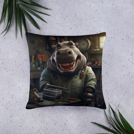 Hippo Engineer Basic Pillow