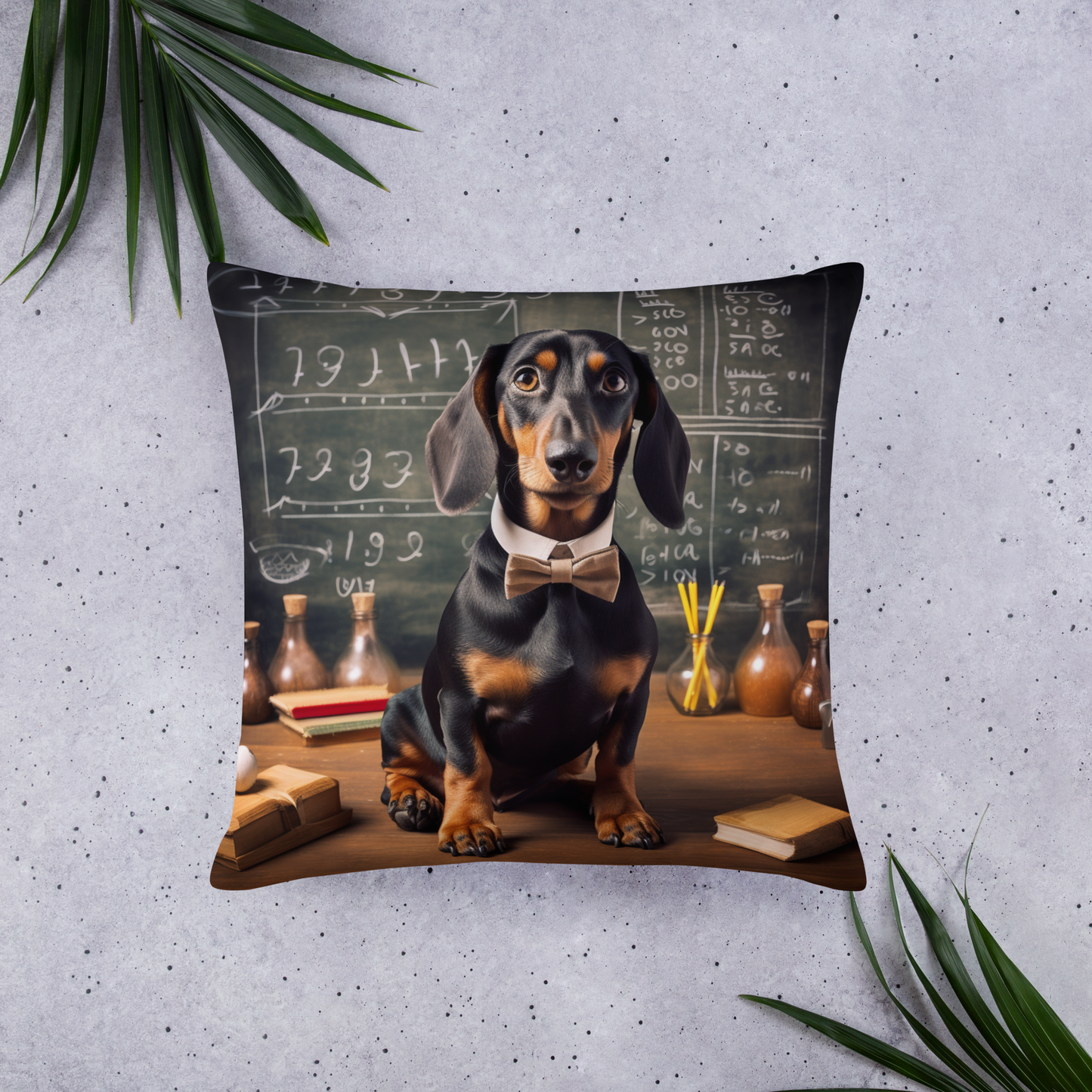 Dachshund Teacher Basic Pillow