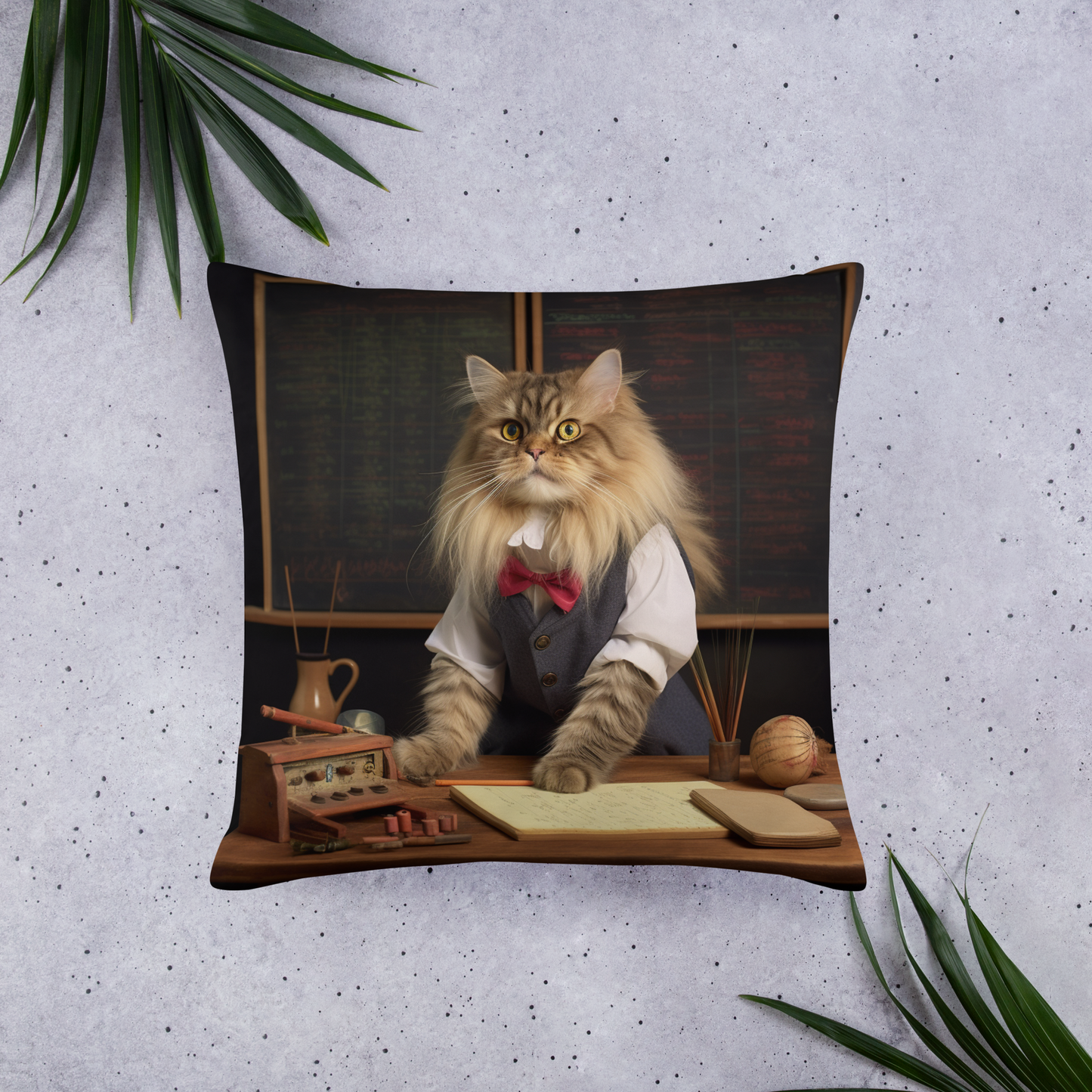 Maine Coon Teacher Basic Pillow