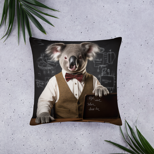 Koala Teacher Basic Pillow