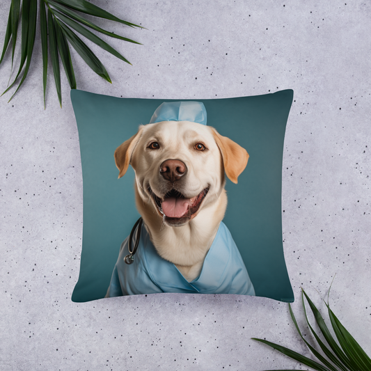 Labrador Retriever Nurse Basic Pillow