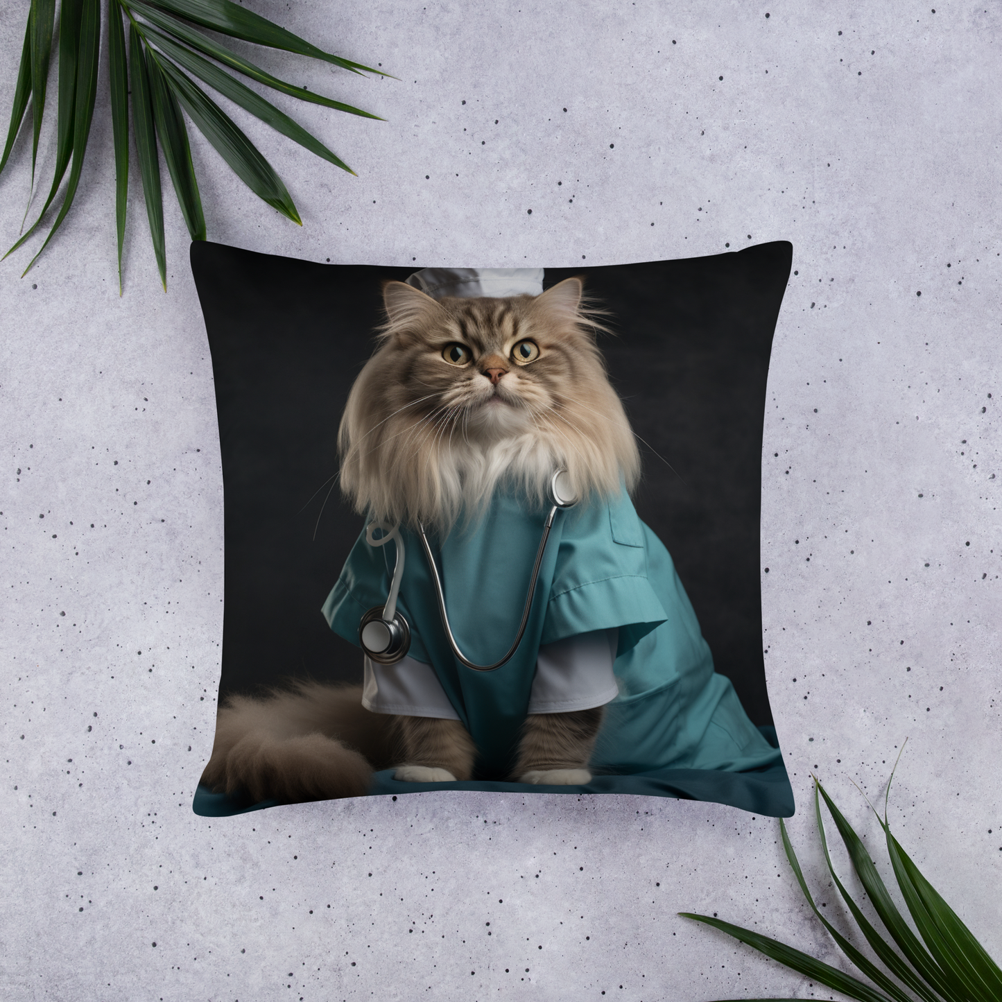 Maine Coon Nurse Basic Pillow