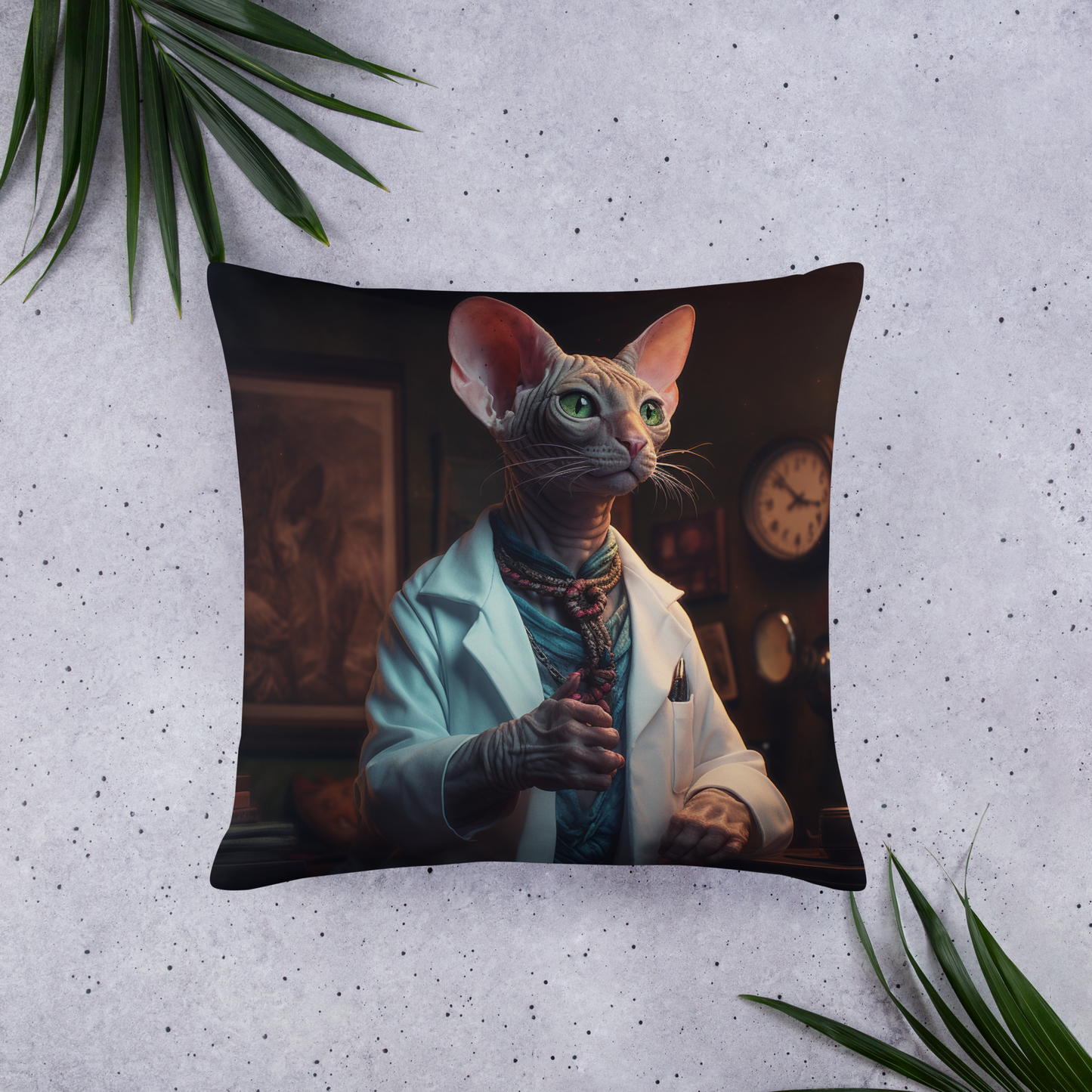 Sphynx Nurse Basic Pillow