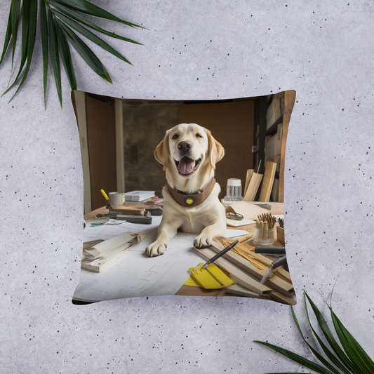 Labrador Retriever Architect Basic Pillow