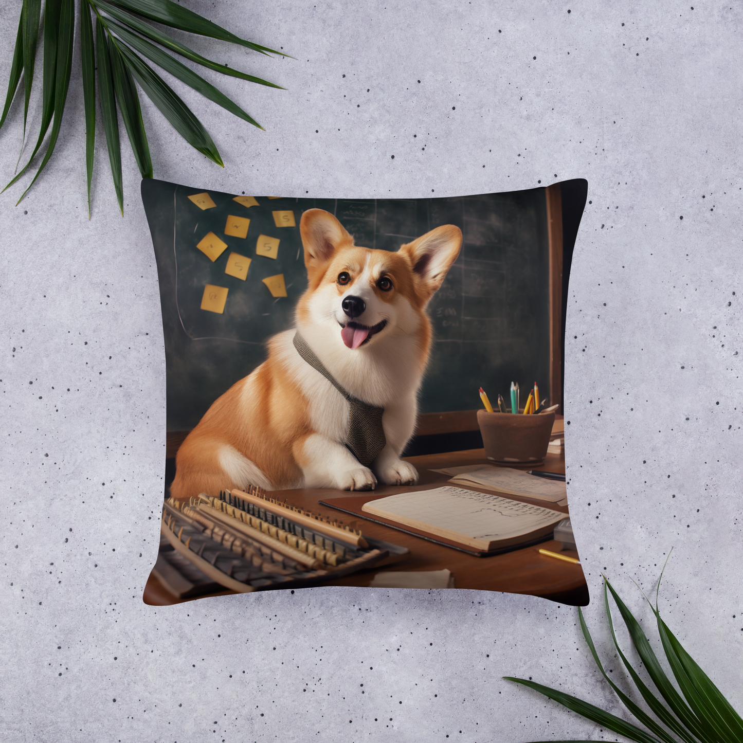 Pembroke Welsh Corgi Accountant Basic Pillow