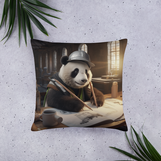 Panda Architect Basic Pillow