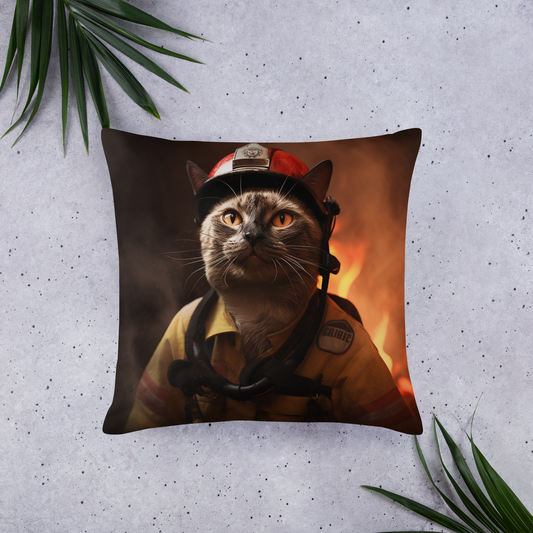 Siamese Firefighter Basic Pillow