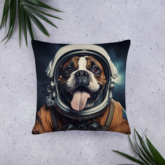 Boxer Astronaut Basic Pillow
