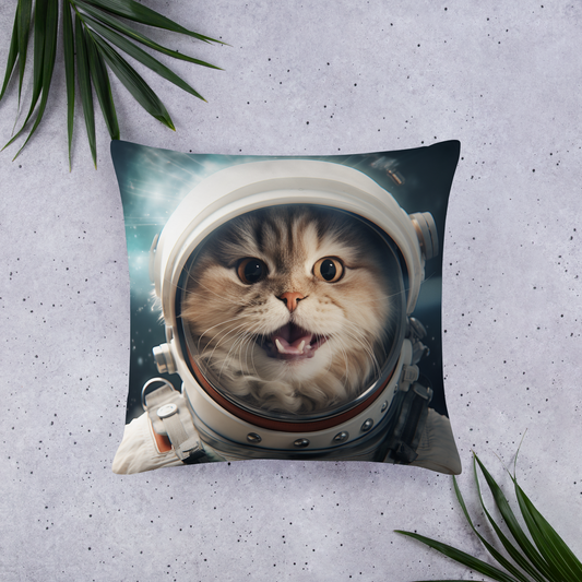 Persian Astronaut Basic Pillow