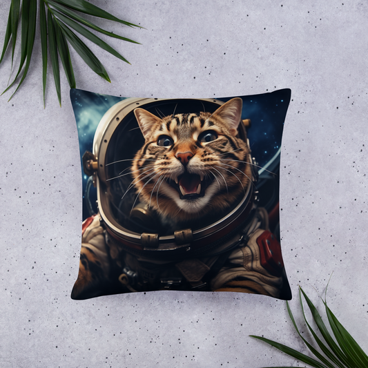 Bengal Astronaut Basic Pillow