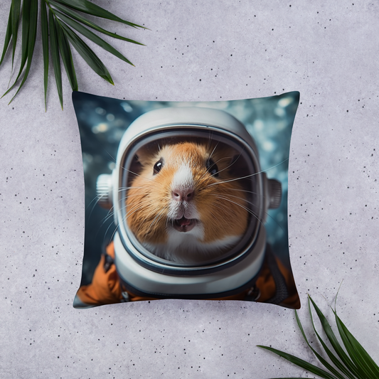 Guinea Pigs Astronaut Basic Pillow