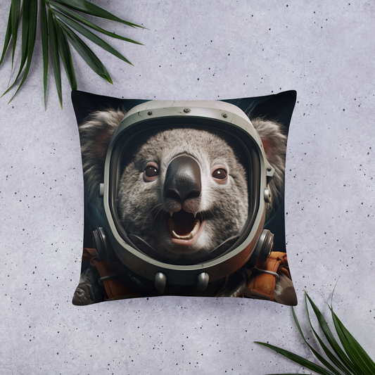 Koala Astronaut Basic Pillow