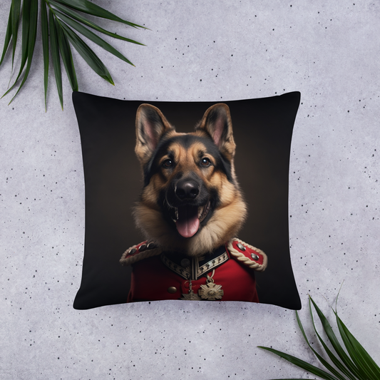 German Shepherd BritishRoyalGuard Basic Pillow